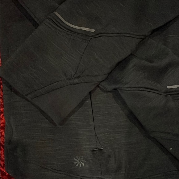 Athleta Black Hooded Top - Picture 3 of 5